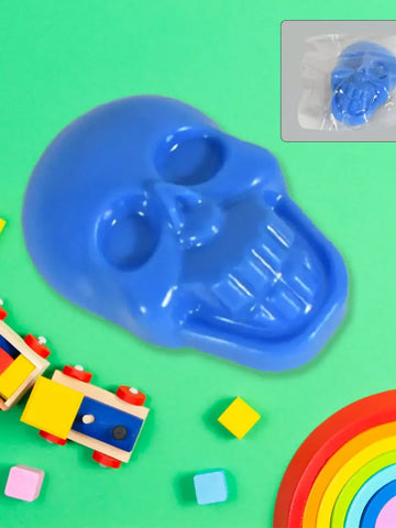 Spooky Pull Back Skull Toy