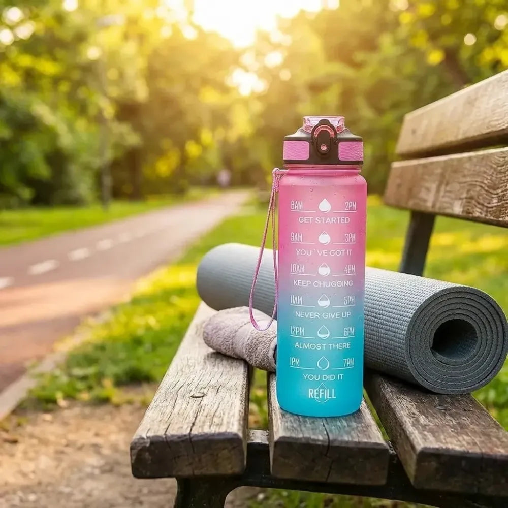 Sport print water bottle – 1000ml