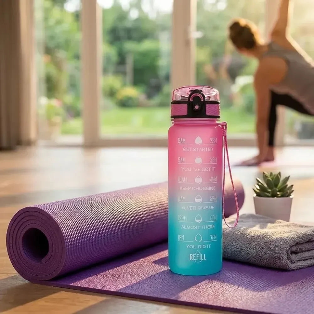 Sport print water bottle – 1000ml