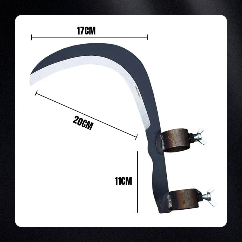Grass sickle cutter head