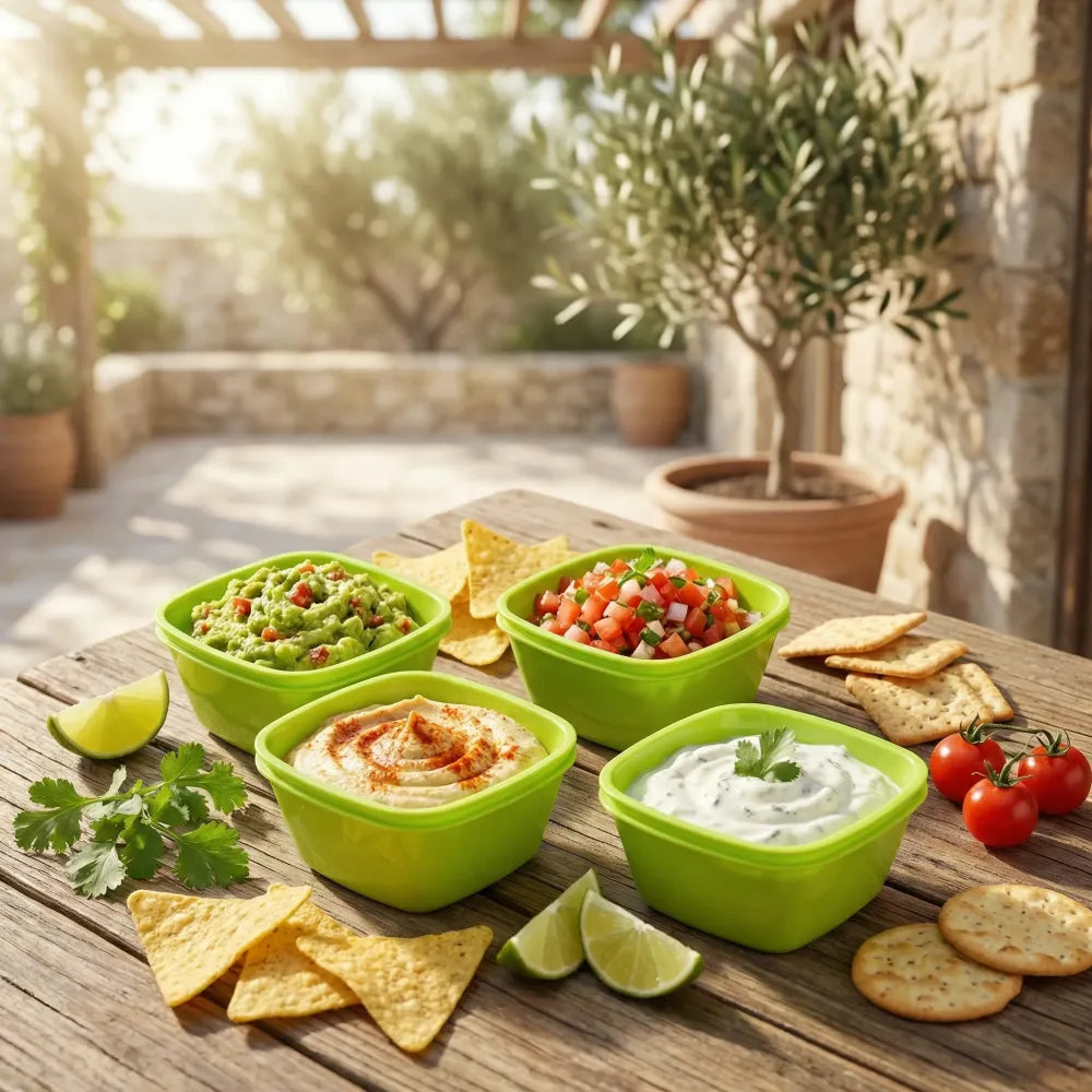 Square mixing bowl set - kitchen tool