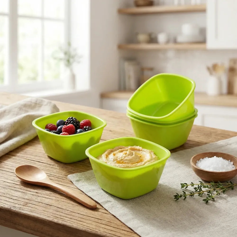 Square mixing bowl set - kitchen tool