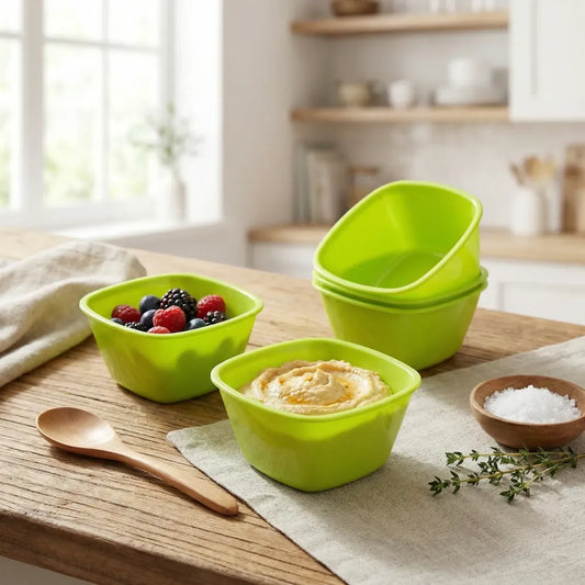 Square mixing bowl set - kitchen tool