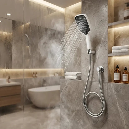 Square multi-mode hand shower - potential heroes