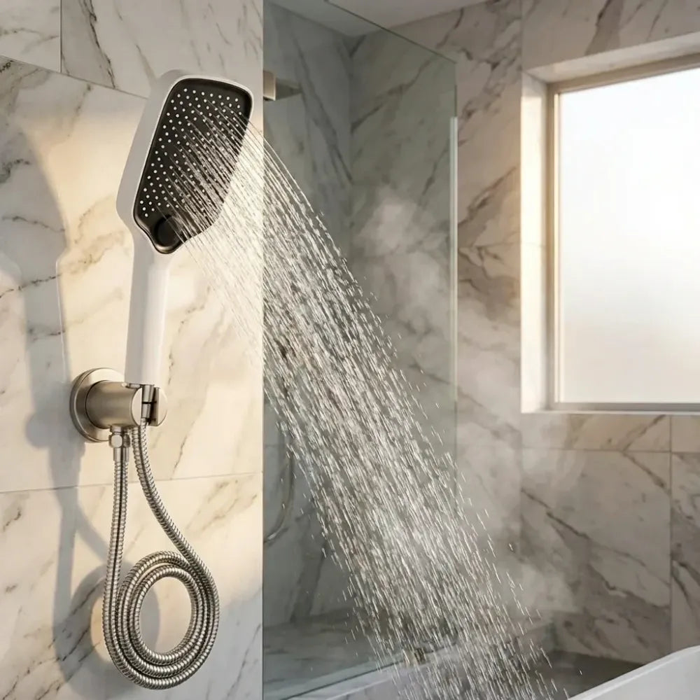 Square multi-mode hand shower - potential heroes