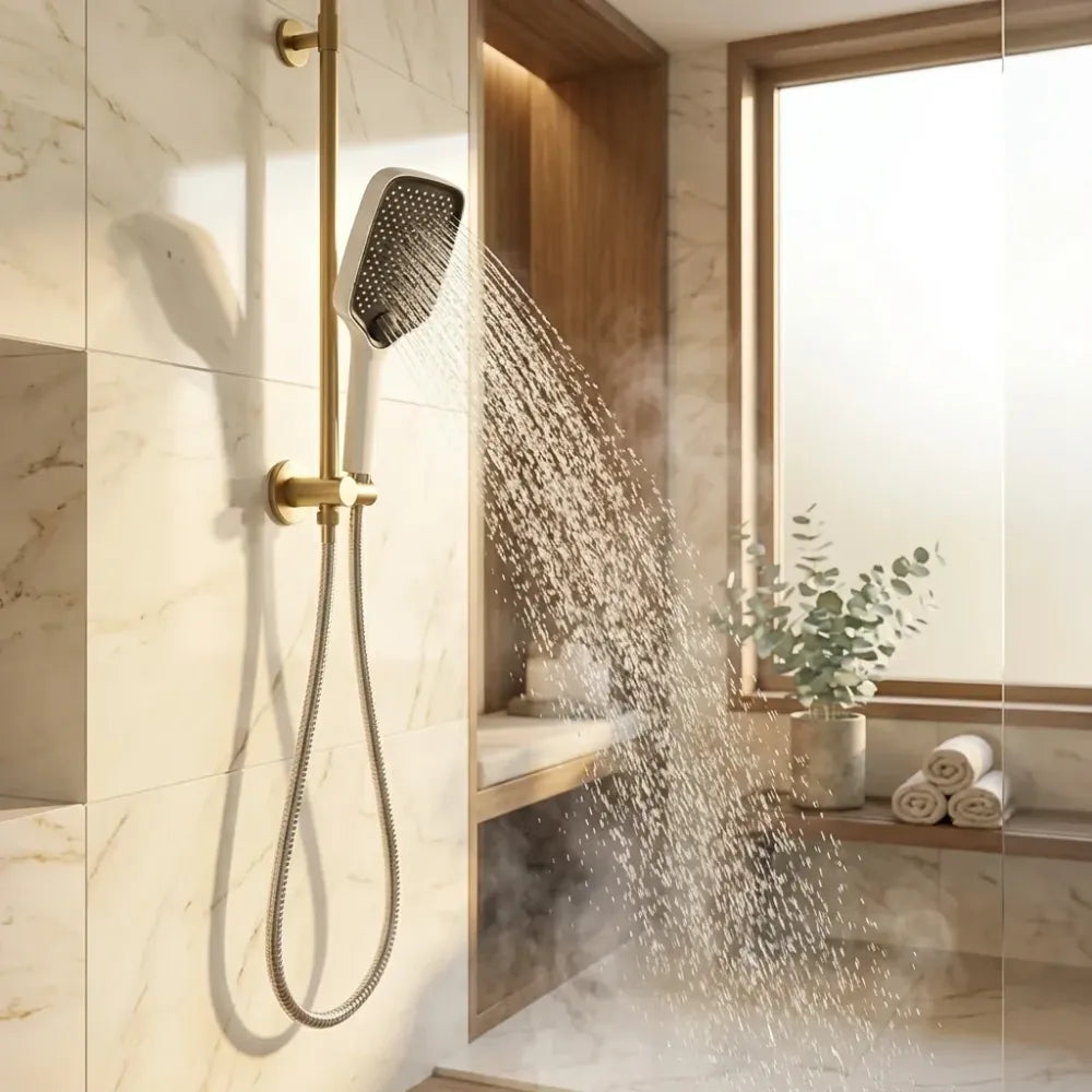 Square multi-mode hand shower - potential heroes