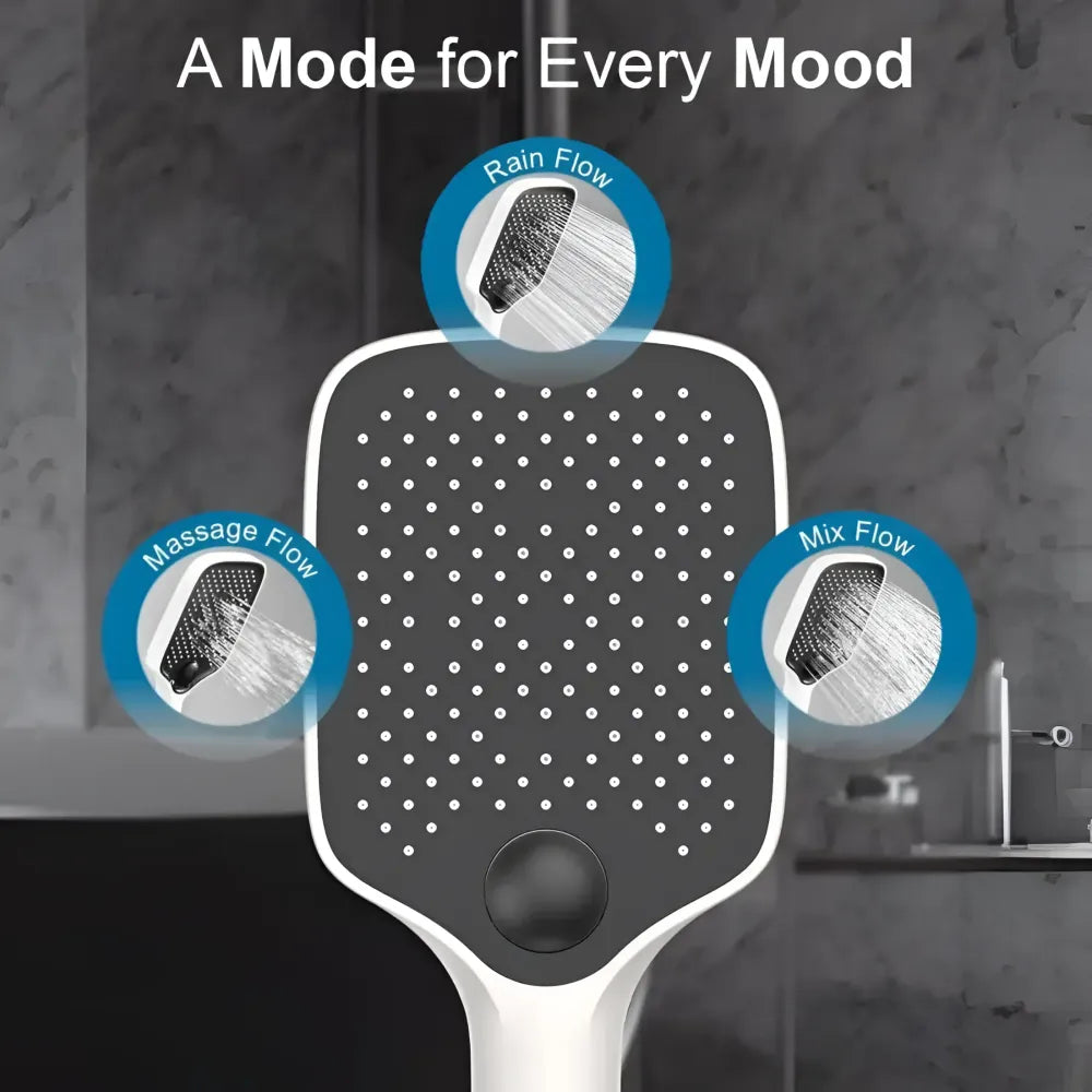 Square multi-mode hand shower - potential heroes