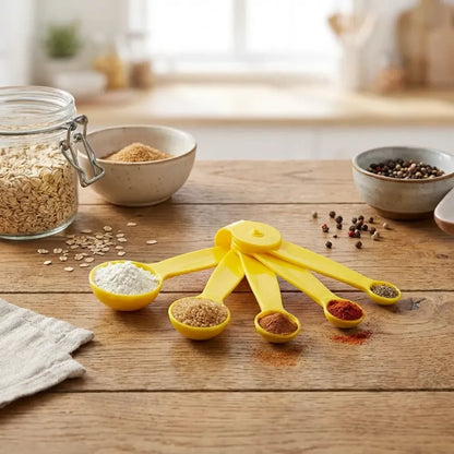 Stackable measuring spoon set - kitchen tool