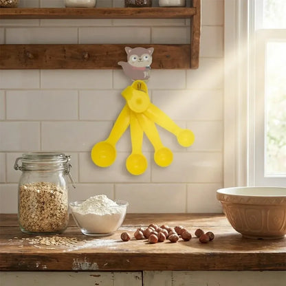 Stackable measuring spoon set - kitchen tool