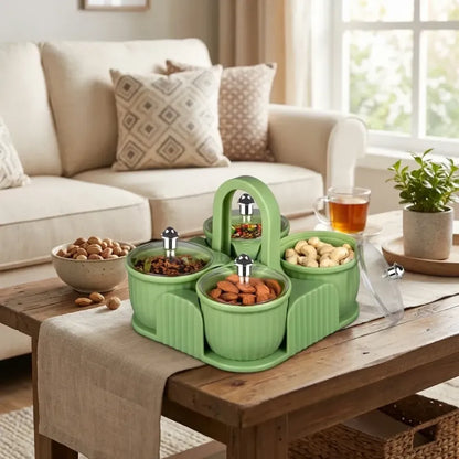 Stackable storage jar set - home essentials