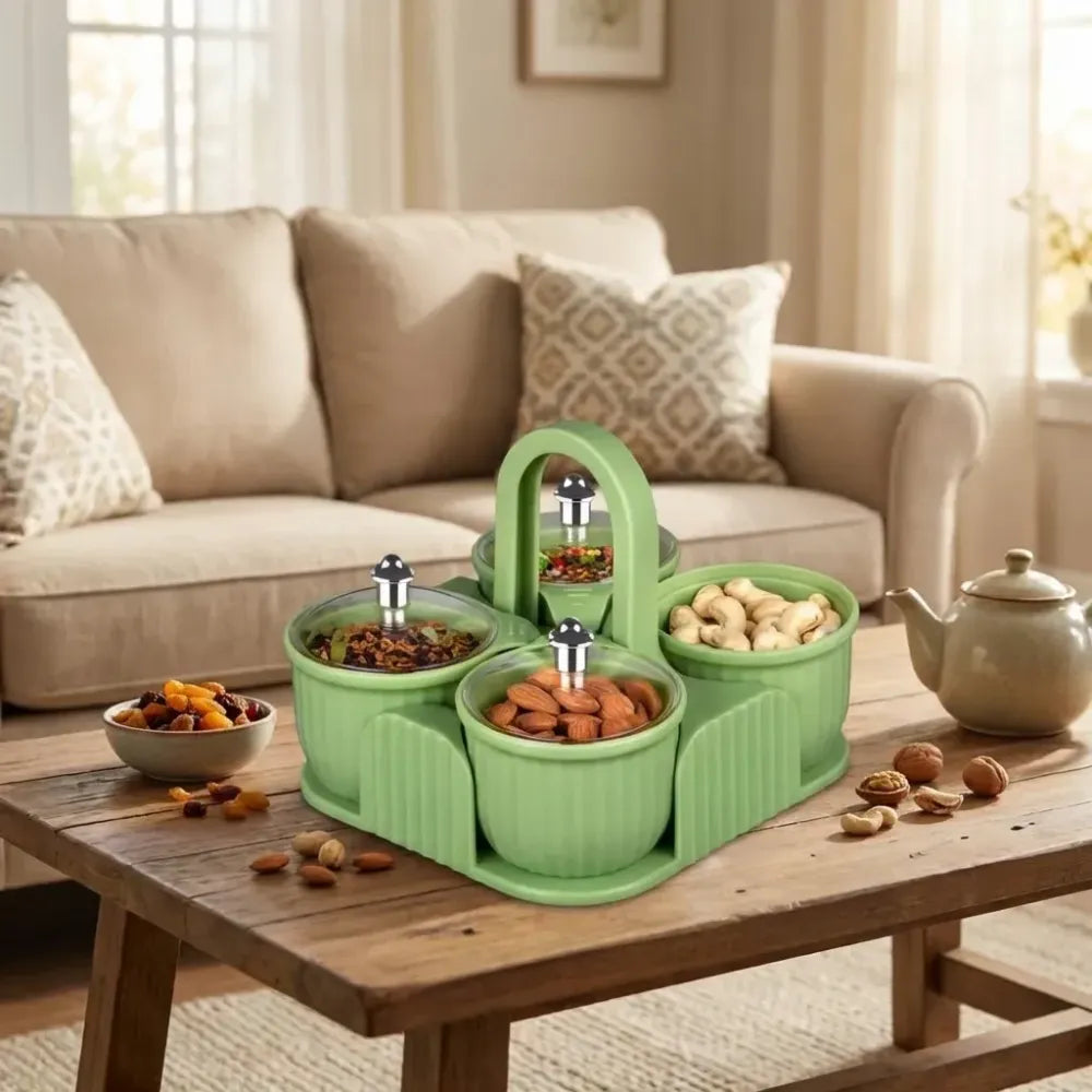 Stackable storage jar set - home essentials