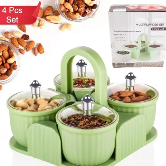 Stackable storage jar set - home essentials