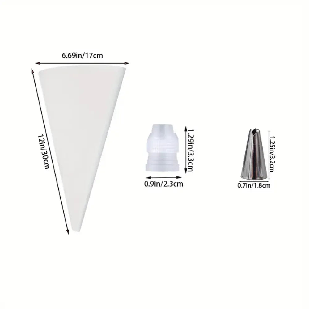 Stainless steel cake nozzles