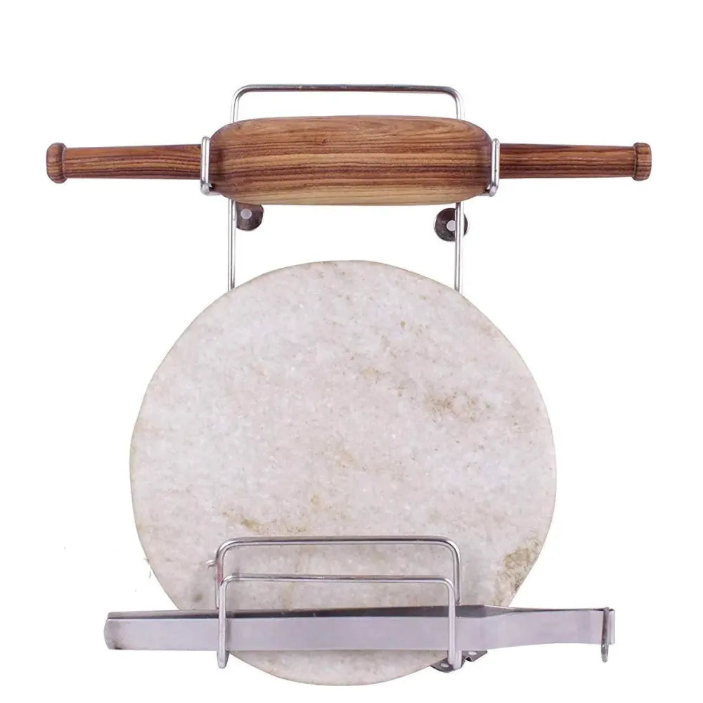 Stainless steel chakla belan stand - potential heroes