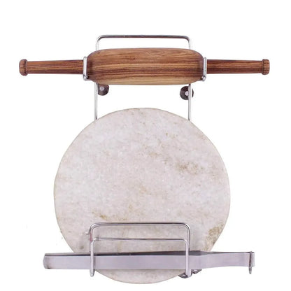 Stainless steel chakla belan stand - potential heroes