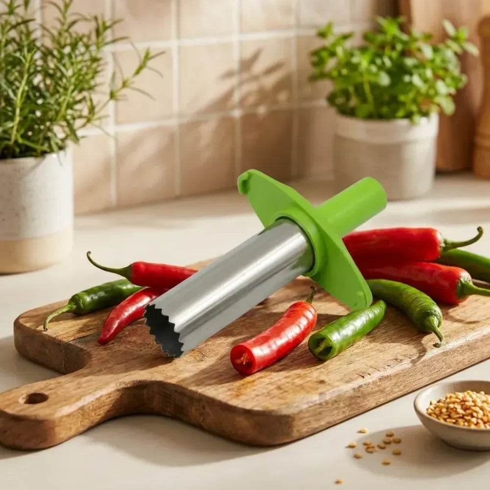 Stainless steel chili corer - home & kitchen