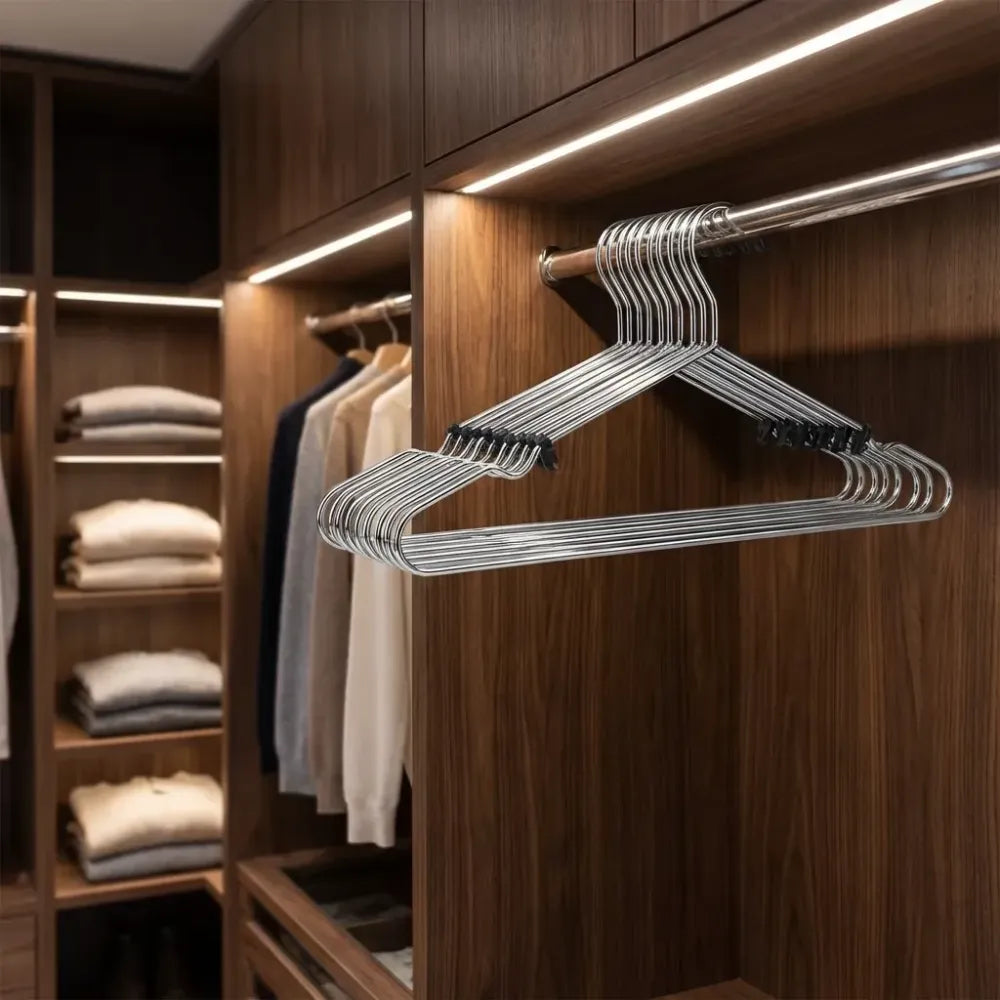 Stainless steel cloth hangers - home & kitchen