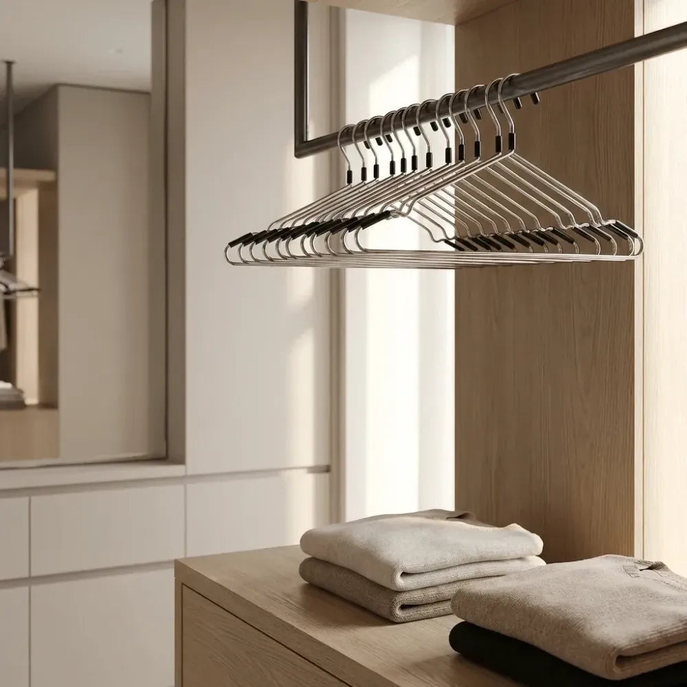 Stainless steel cloth hangers - home & kitchen