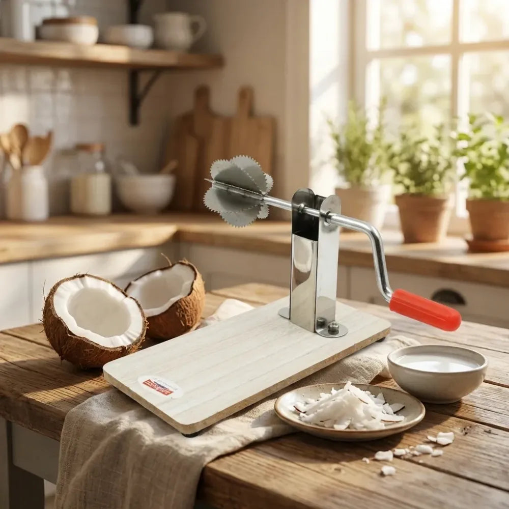 Stainless steel coconut scraper - home & kitchen