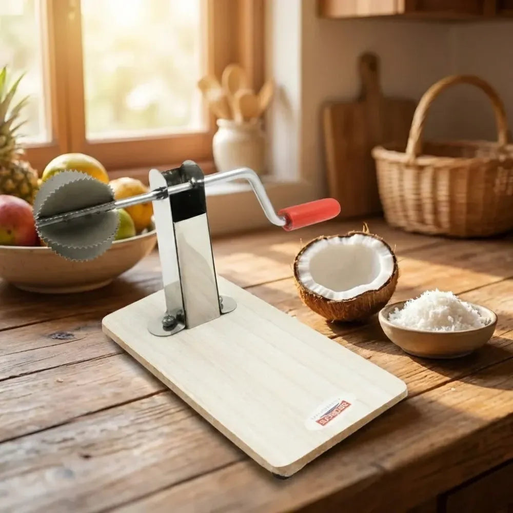 Stainless steel coconut scraper - home & kitchen