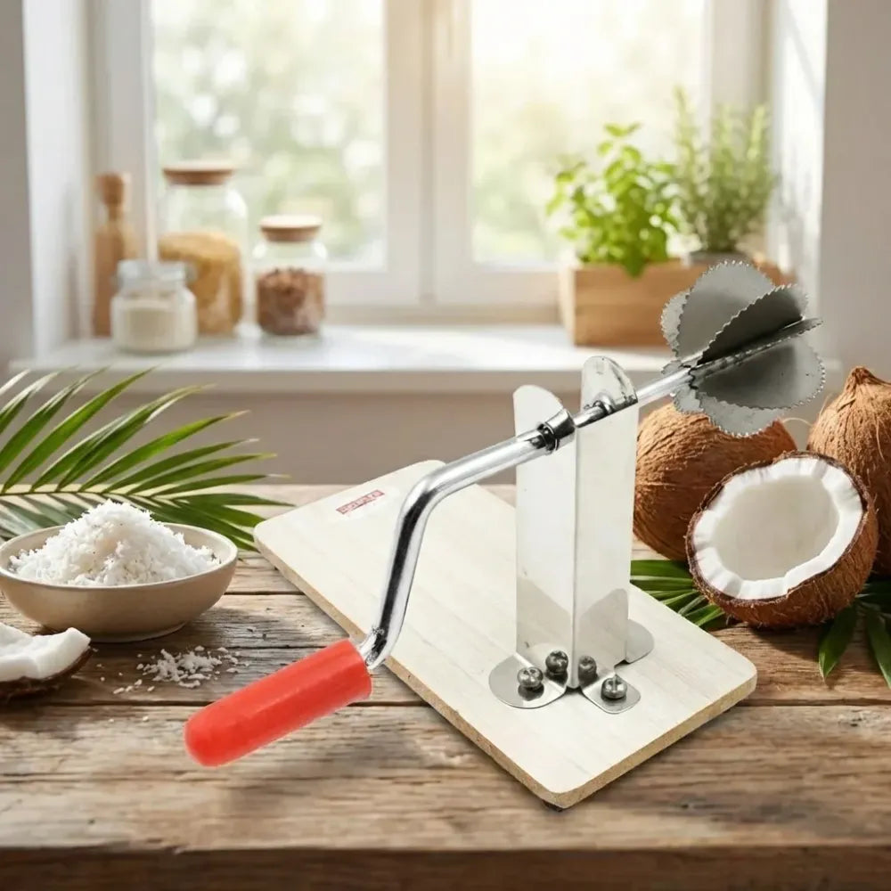 Stainless steel coconut scraper - home & kitchen