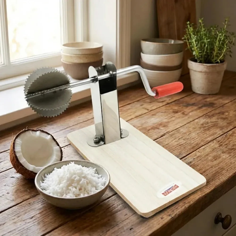 Stainless steel coconut scraper - home & kitchen