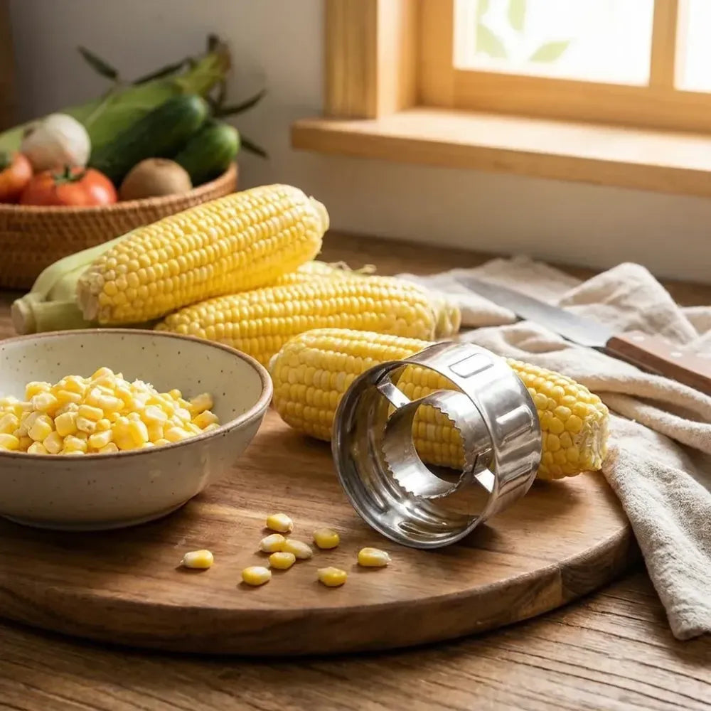 Stainless steel corn cutter - home & kitchen