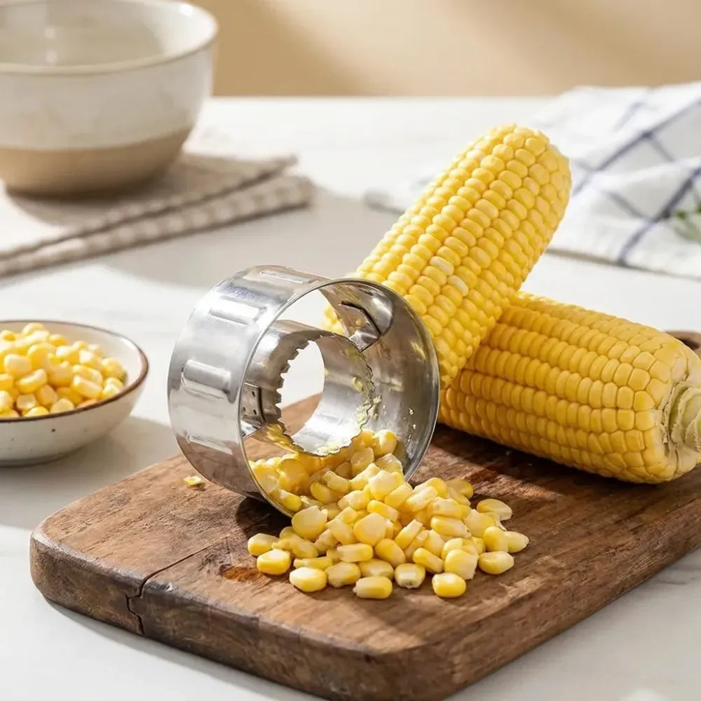 Stainless steel corn cutter - home & kitchen