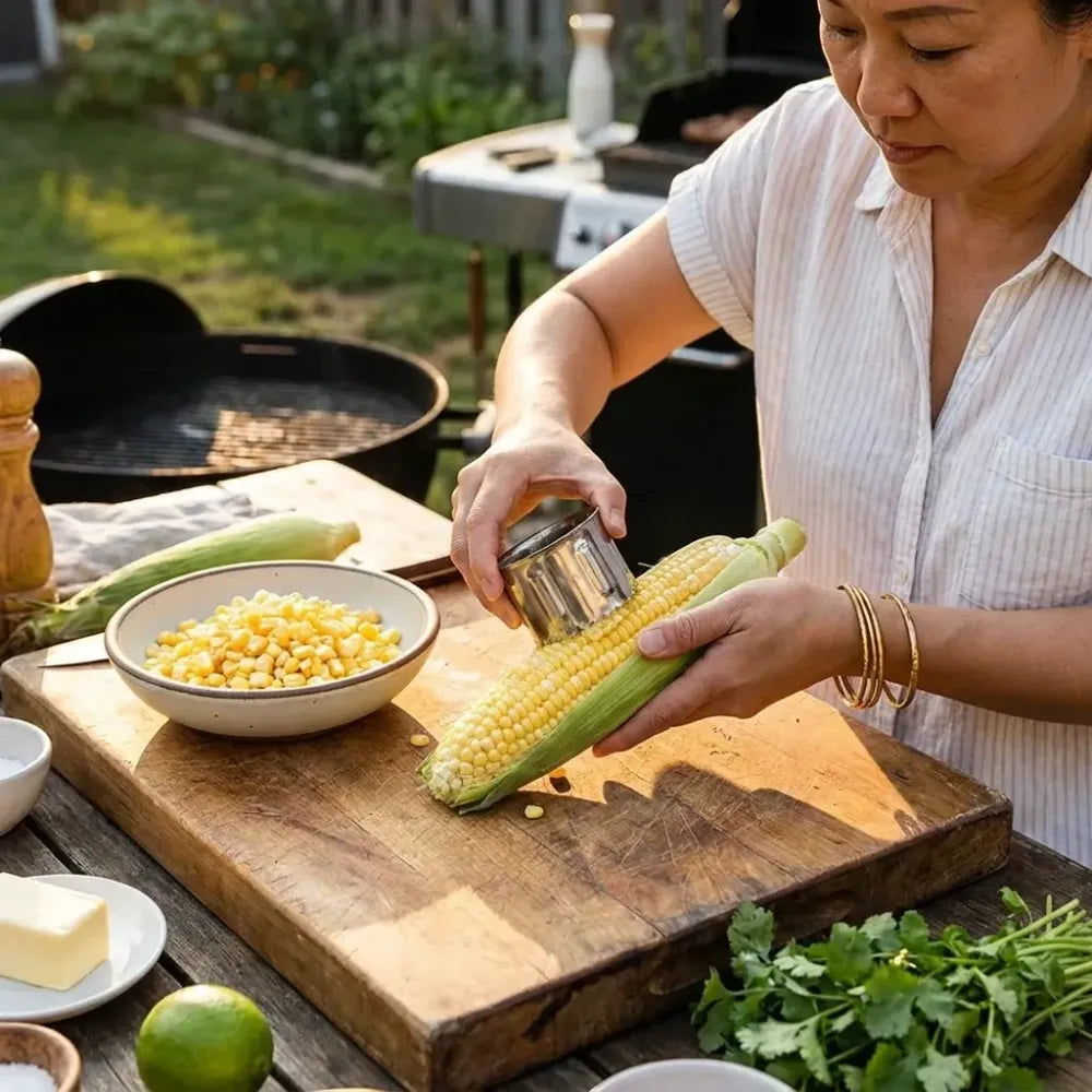 Stainless steel corn cutter - home & kitchen