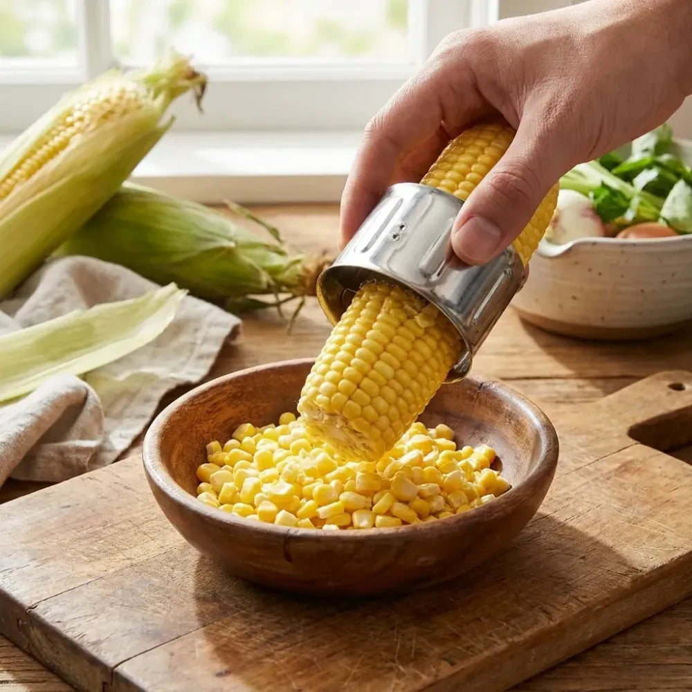 Stainless steel corn cutter - home & kitchen