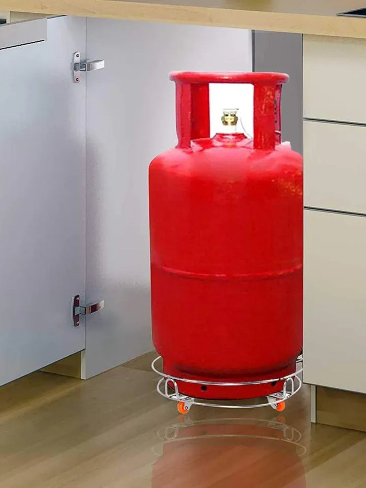 Stainless Steel Cylinder Trolley