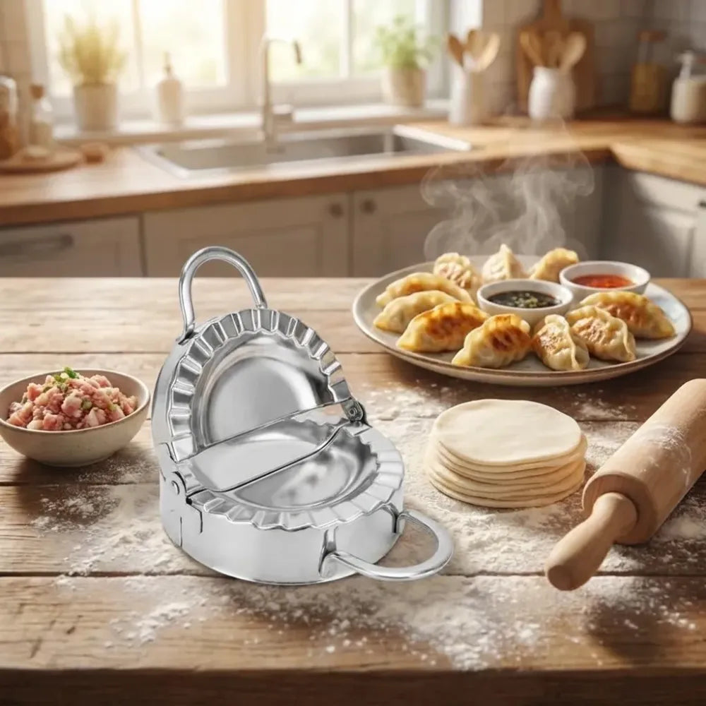 Stainless steel dumpling mold – 1 pc - home & kitchen