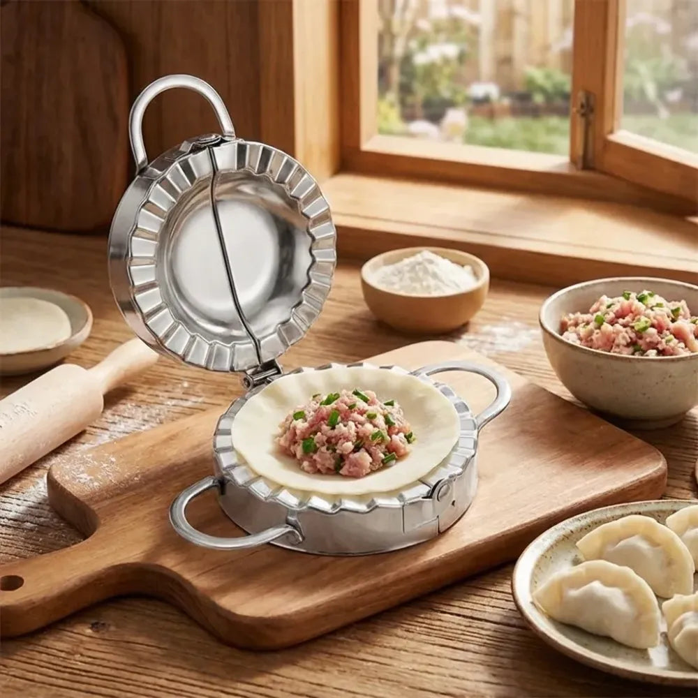 Stainless steel dumpling mold – 1 pc - home & kitchen