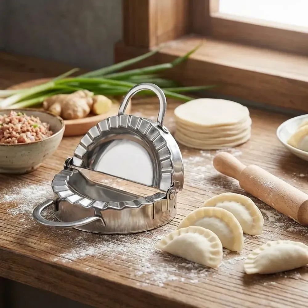 Stainless steel dumpling mold – 1 pc - home & kitchen