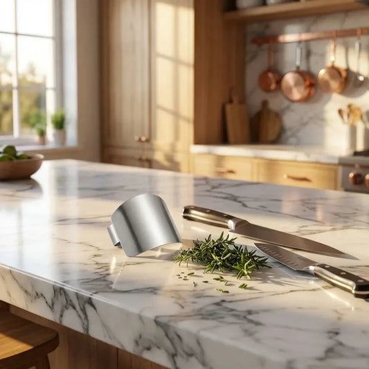 Stainless steel finger guard cutting protector - home & kitchen