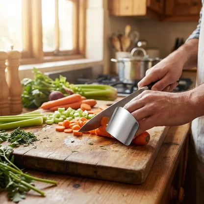 Stainless steel finger guard cutting protector - home & kitchen