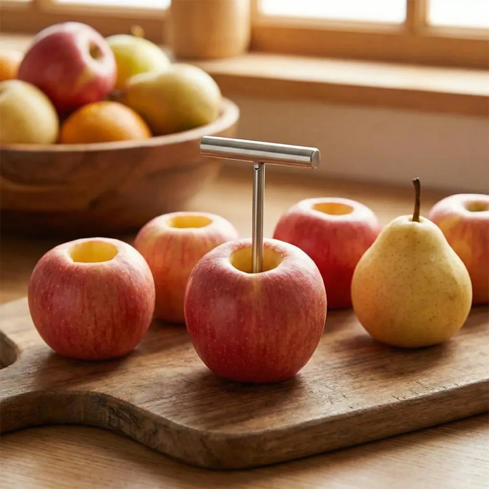 Stainless steel fruit corer - home & kitchen