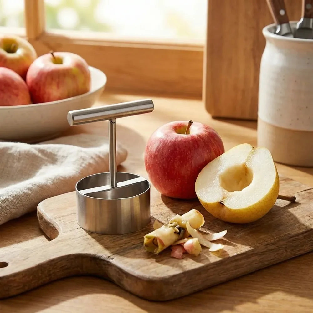 Stainless steel fruit corer - home & kitchen