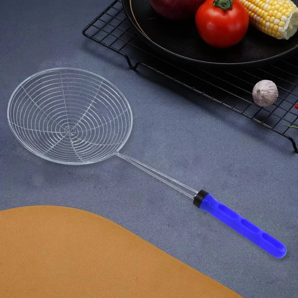 Stainless steel fry strainer – large - home & kitchen