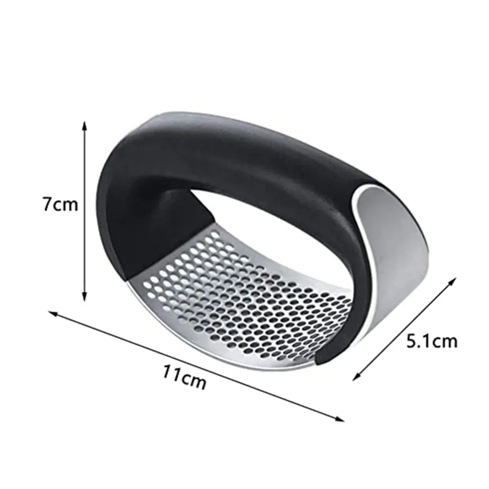 Stainless steel garlic crusher - kitchen tool