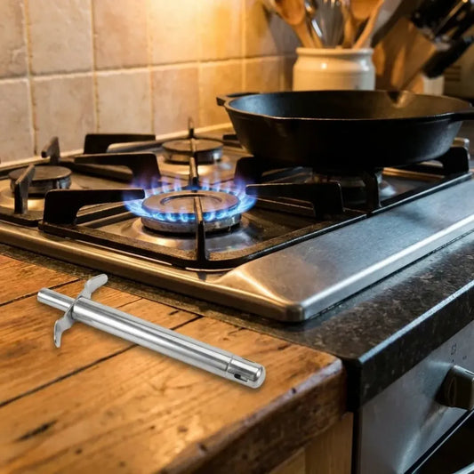 Stainless steel gas lighter - home & kitchen