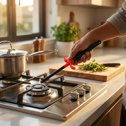Stainless steel gas lighter - home & kitchen