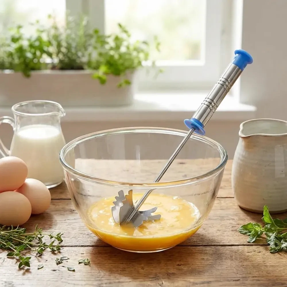Stainless steel hand mixer - kitchen tool