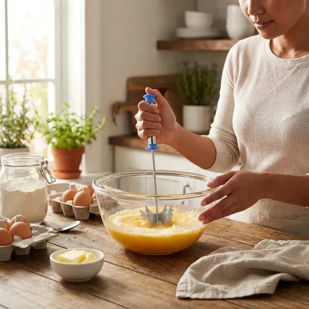 Stainless steel hand mixer - kitchen tool