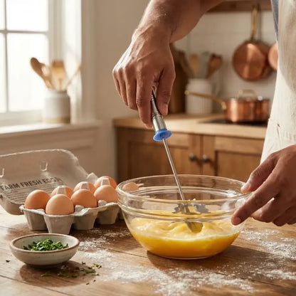 Stainless steel hand mixer - kitchen tool
