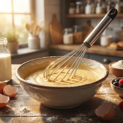 Stainless steel hand whisk - home & kitchen