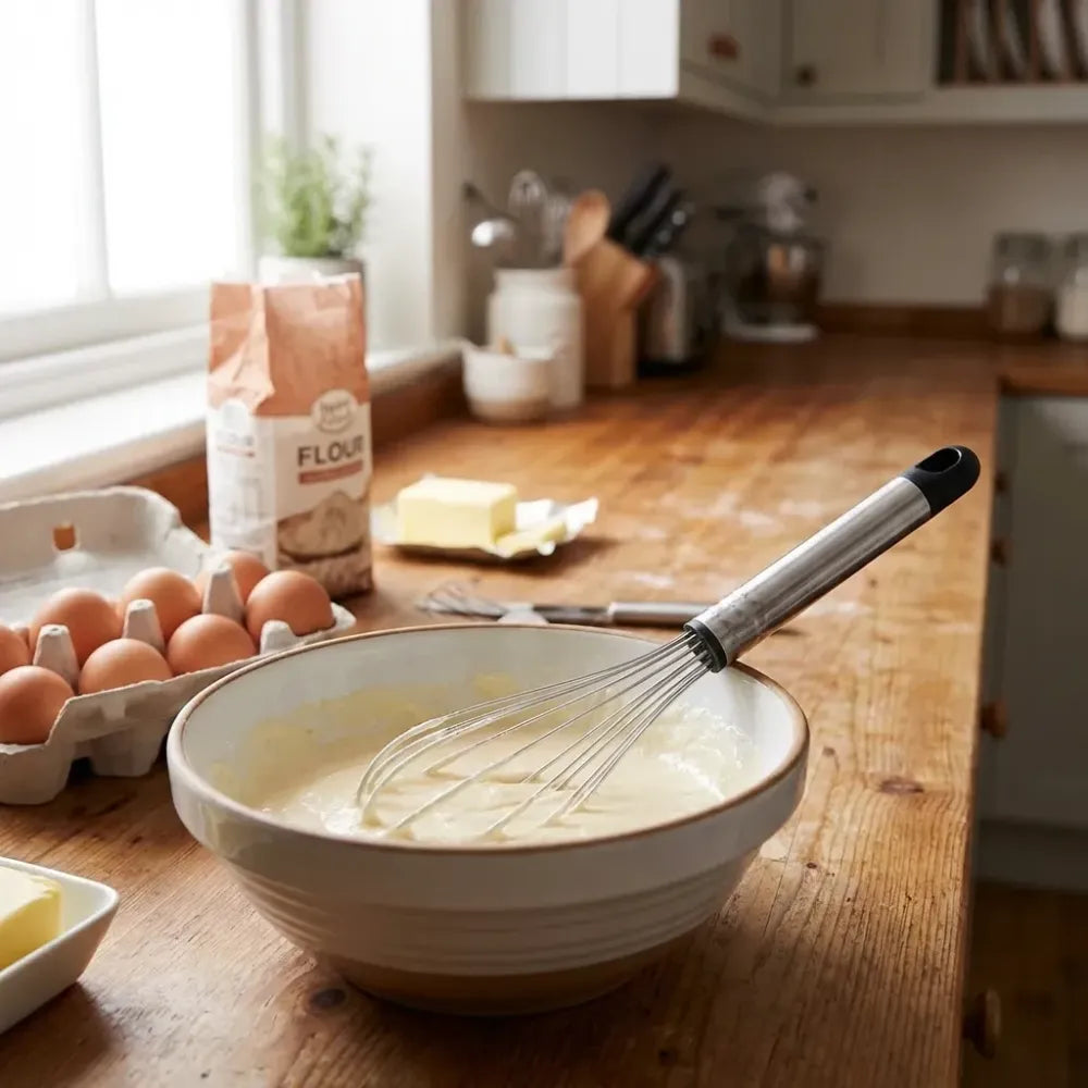 Stainless steel hand whisk - home & kitchen