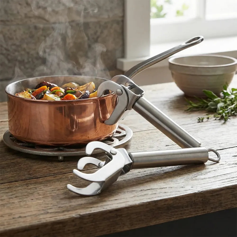 Stainless steel hot bowl holder - home & kitchen