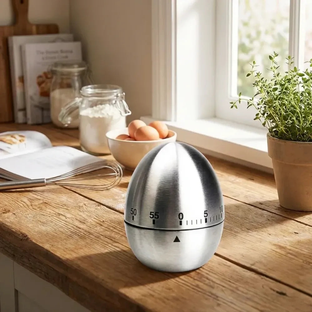 Stainless steel kitchen timer - home essentials