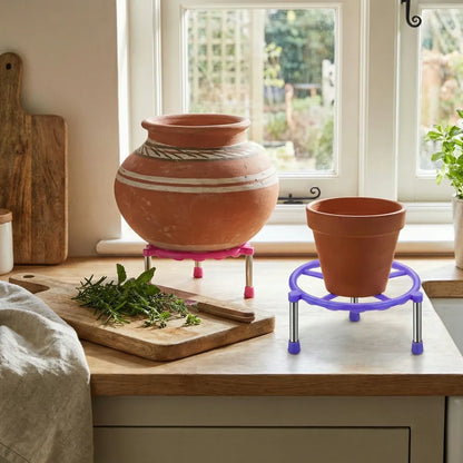 Stainless steel matka stand - home & kitchen